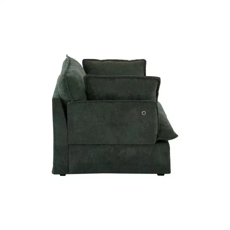 Sillón grande de acento, sillón individual cómodo como una nube con base y reposabrazos modernos  