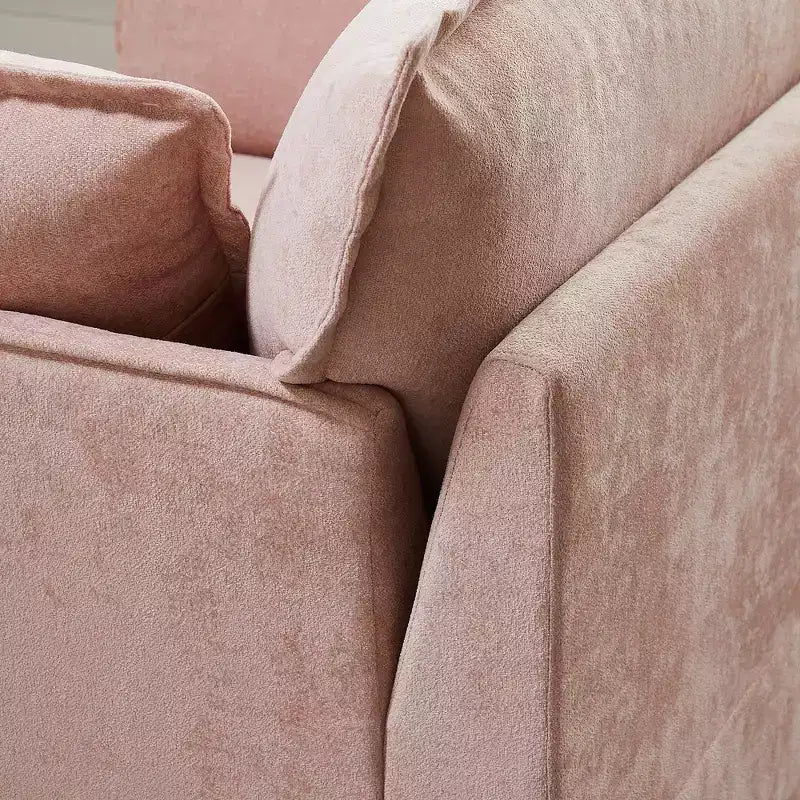 Sillón grande de acento, sillón individual cómodo como una nube con base y reposabrazos modernos  