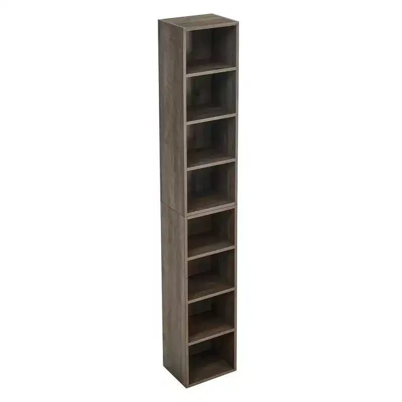 Torre multimediale a 8 livelli, ripiani regolabili per CD e DVD, ufficio domestico, uso multiplo