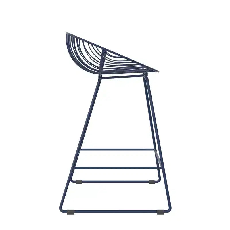 Modern Mesh Steel Bar Stool