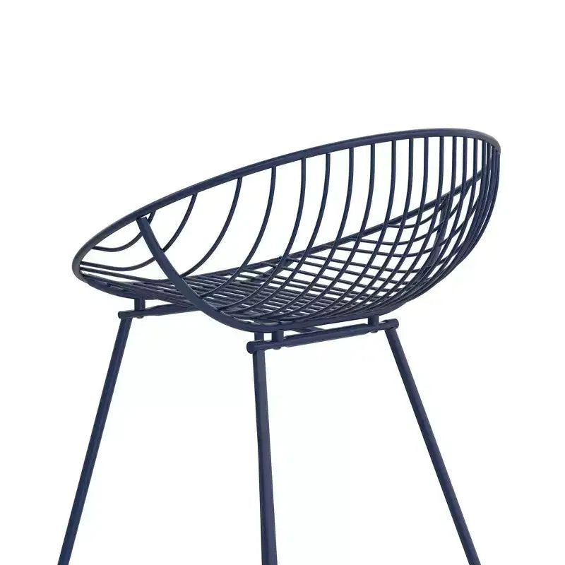 Modern Mesh Steel Bar Stool