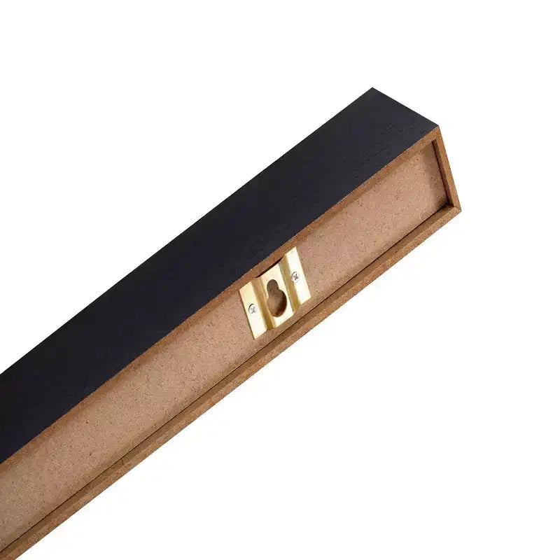 Estante flotante negro LED de 15.75 con soporte invisible para montaje en pared de madera con LED incorporado, perfecto para decoración de baño/dormitorio/cocina o exhibición de libros/plantas
