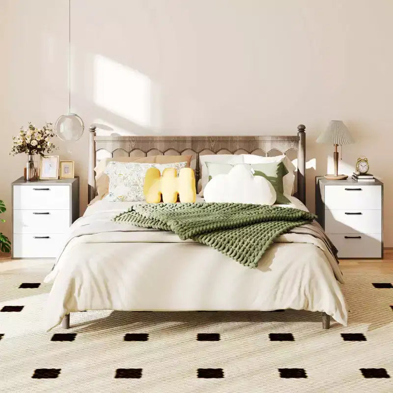 3-Drawer Dresser Chest of Drawers, Storage Cabinet with Wide Storage Space Organizer