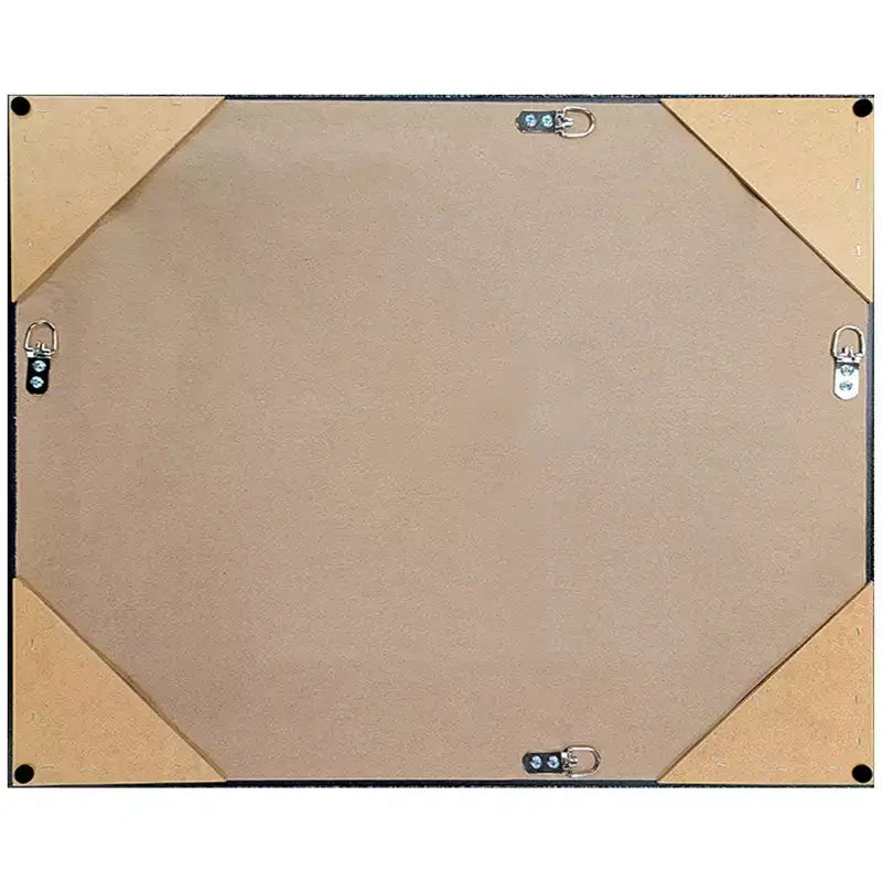 Miroir mural de salle de bain rustique gris sans biseau, cadre en bois vieilli 28x22 pouces